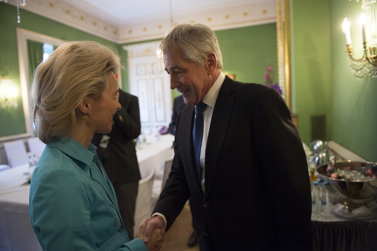 Ursula von der Leyen, Chuck Hagel 2014 2